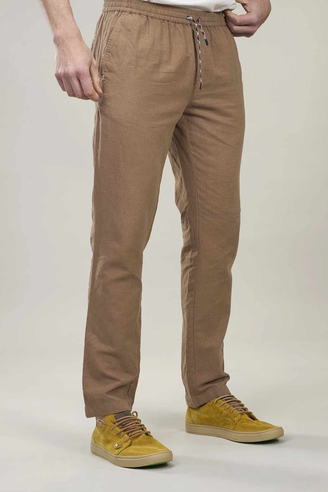 Pantalón de Lino Benson & Thomas Crux 3.0(Marrón)