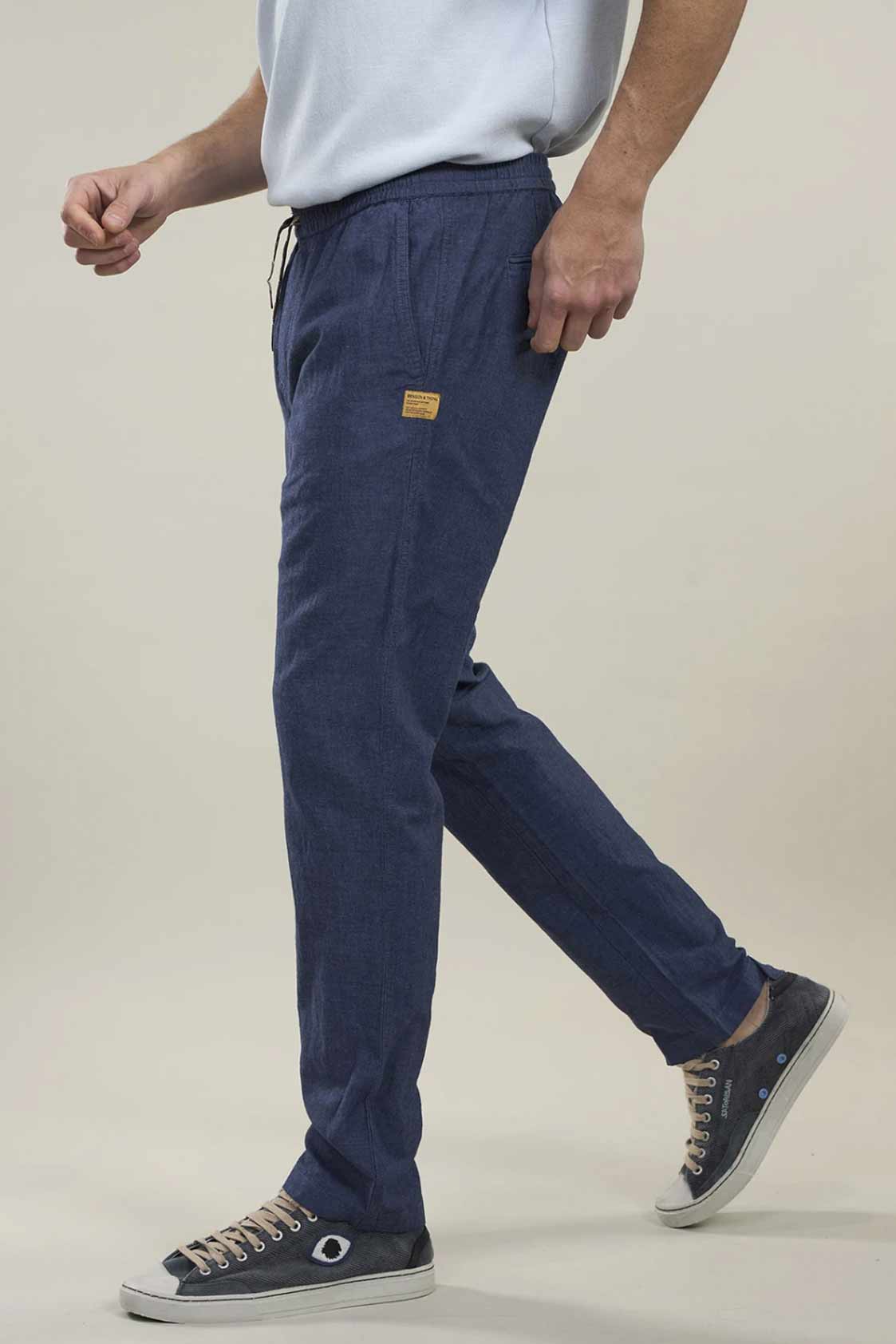 Pantalón de Lino Benson & Thomas Crux 3.0(Piedra)