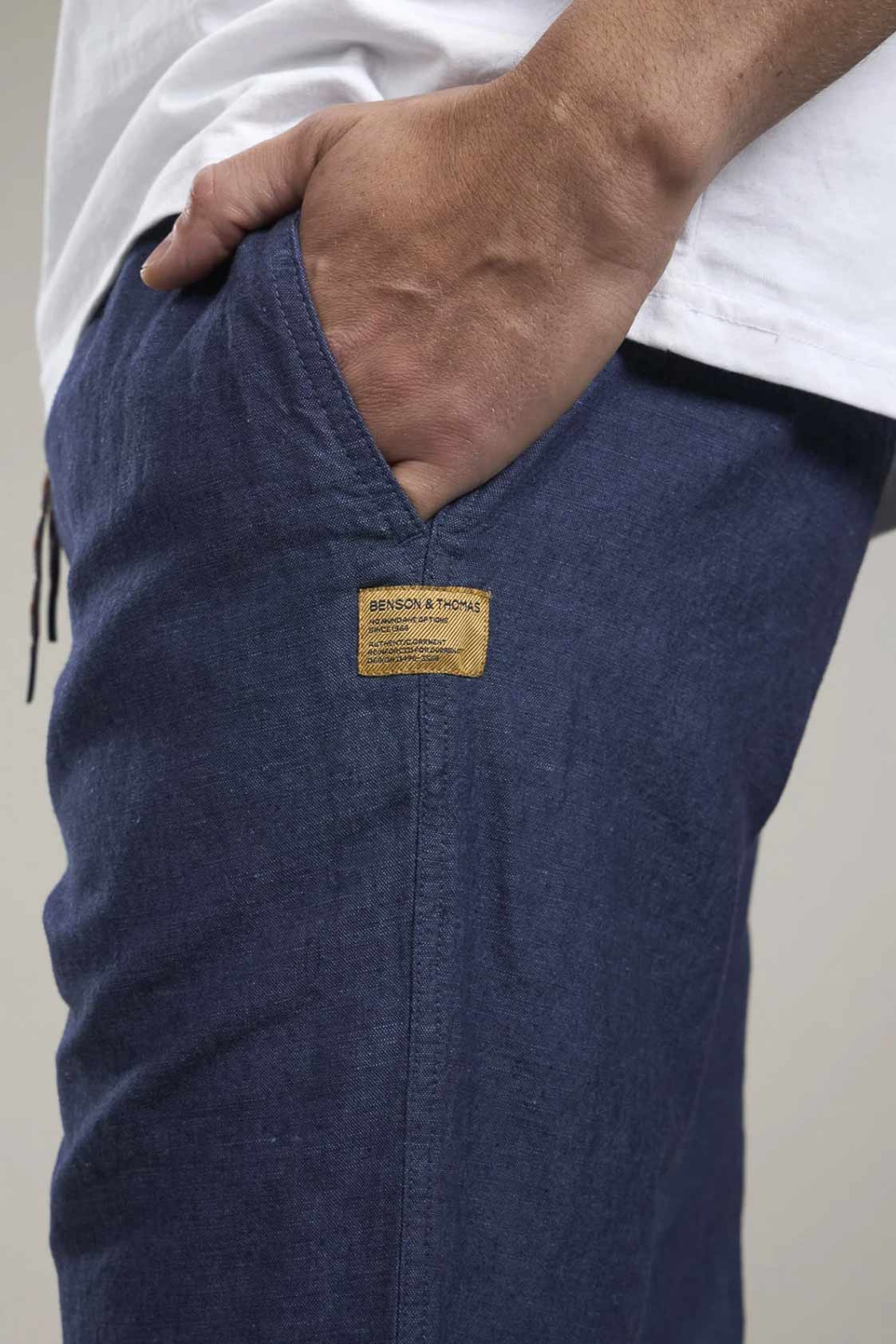 Pantalón de Lino Benson & Thomas Crux 3.0(Piedra)