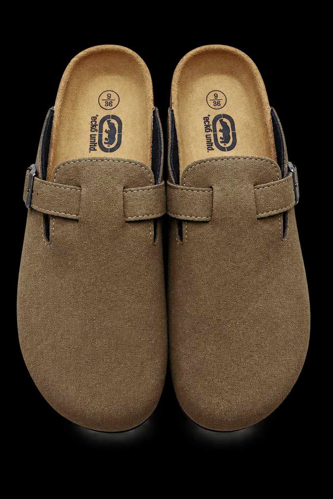 Zueco De Corcho Ecko - Dark Beige