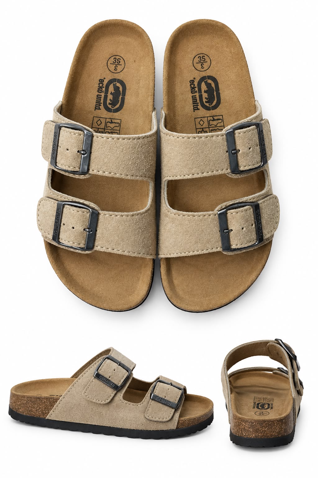 Sandalia Ecko Eksan-D-2 Beige