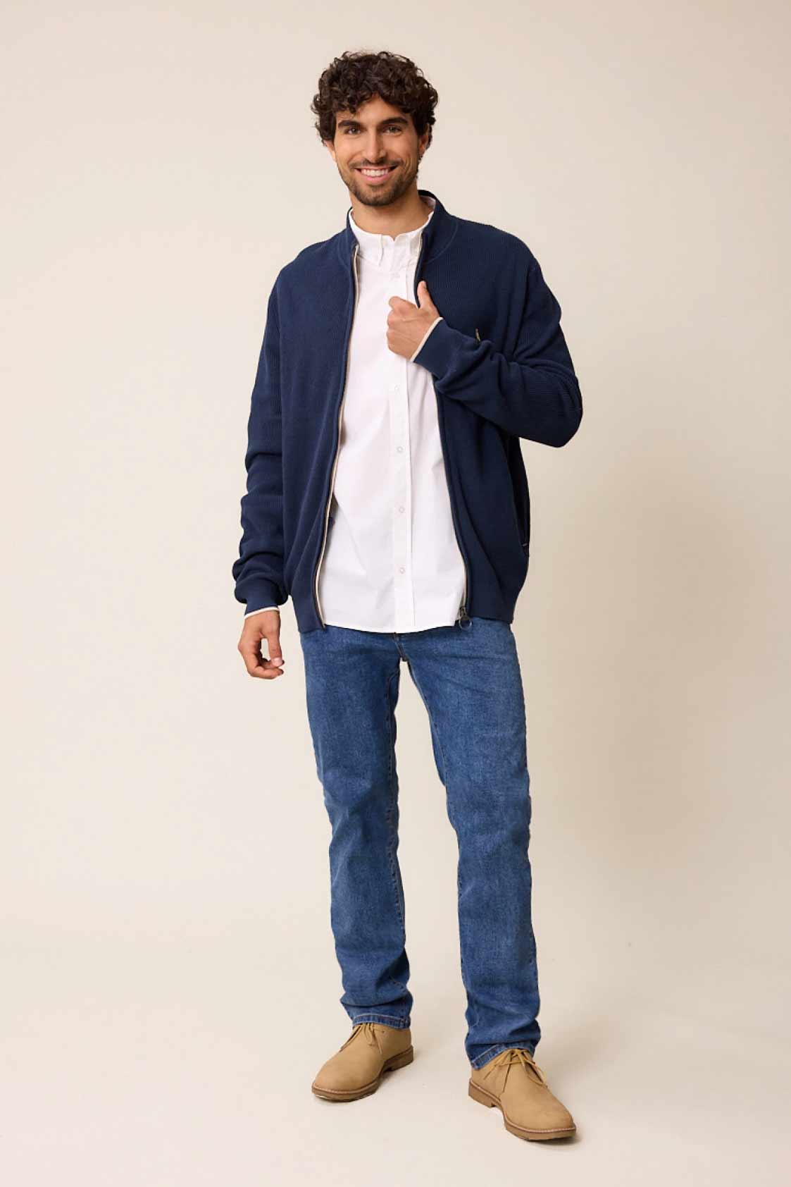 Cardigan Gong Polanco - Índigo