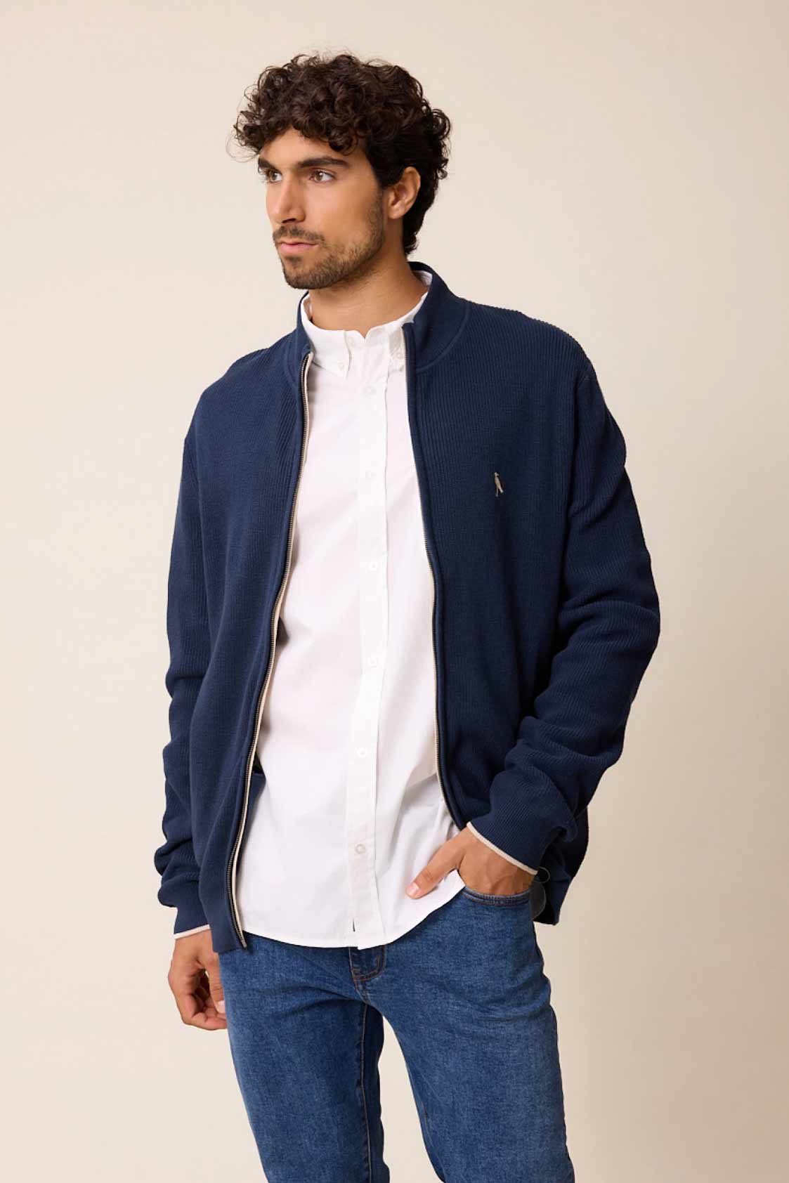Cardigan Gong Polanco - Índigo
