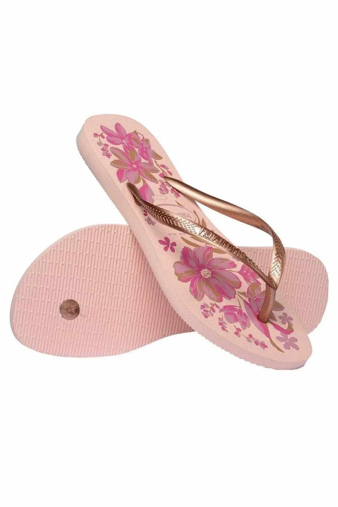 Havaianas Slim Organic Rosa/Dourado