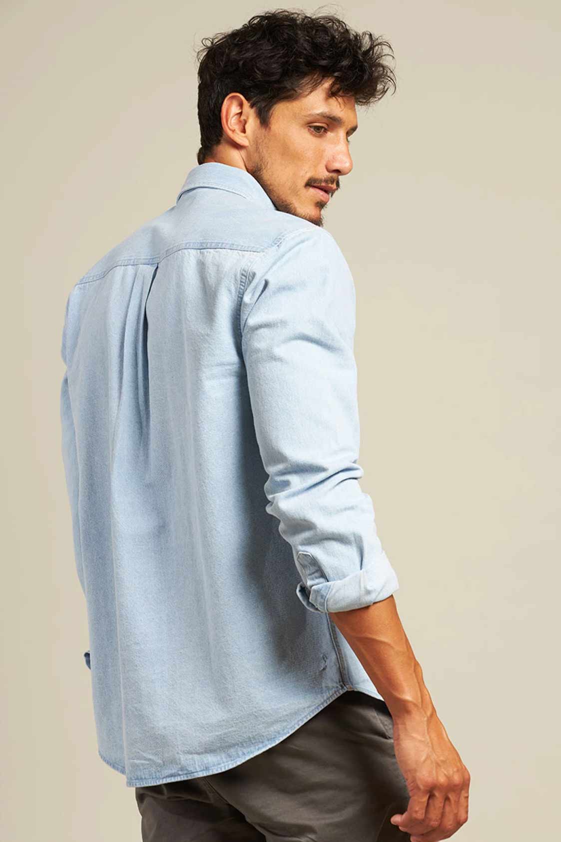 Camisa Indalo Polanco - Azul Claro