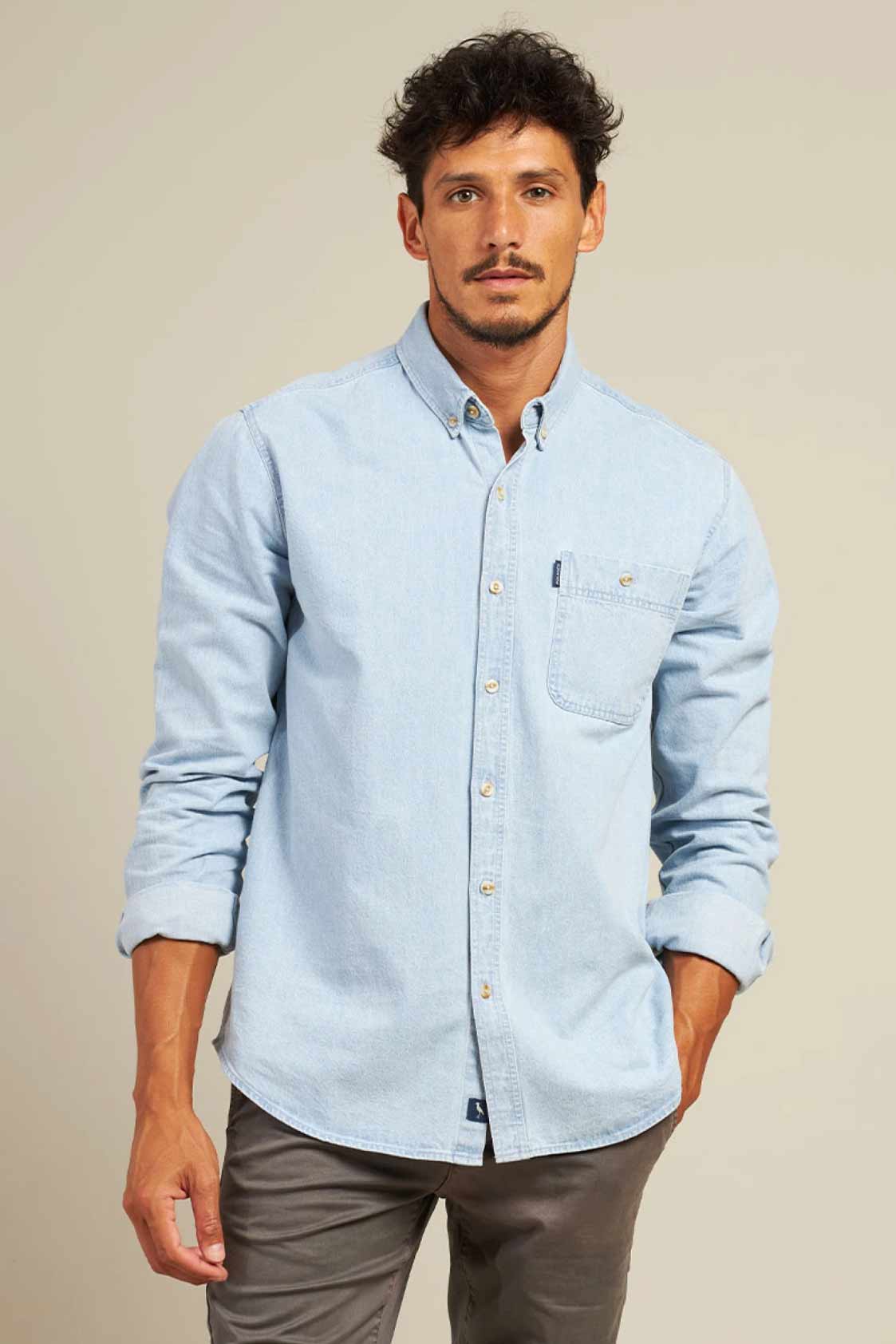 Camisa Indalo Polanco - Azul Claro