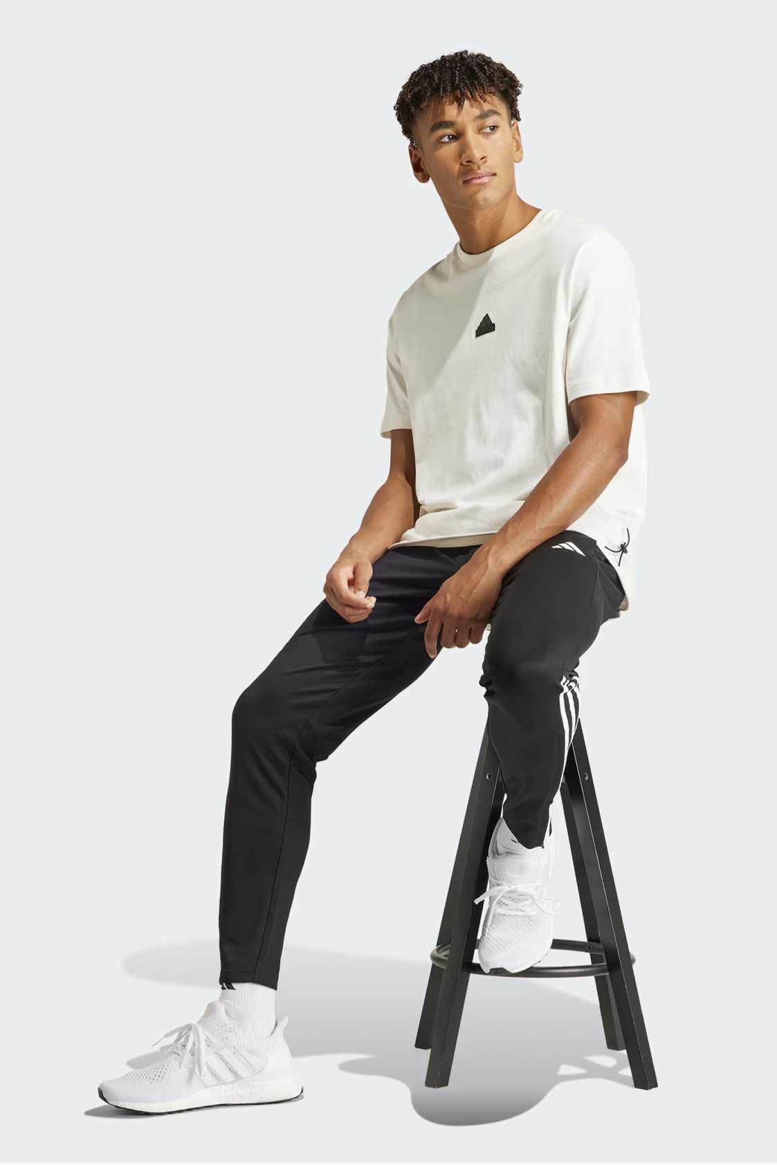 Pantalón Adidas Aeroready Sereno 3 Tiras Pierna Cónica