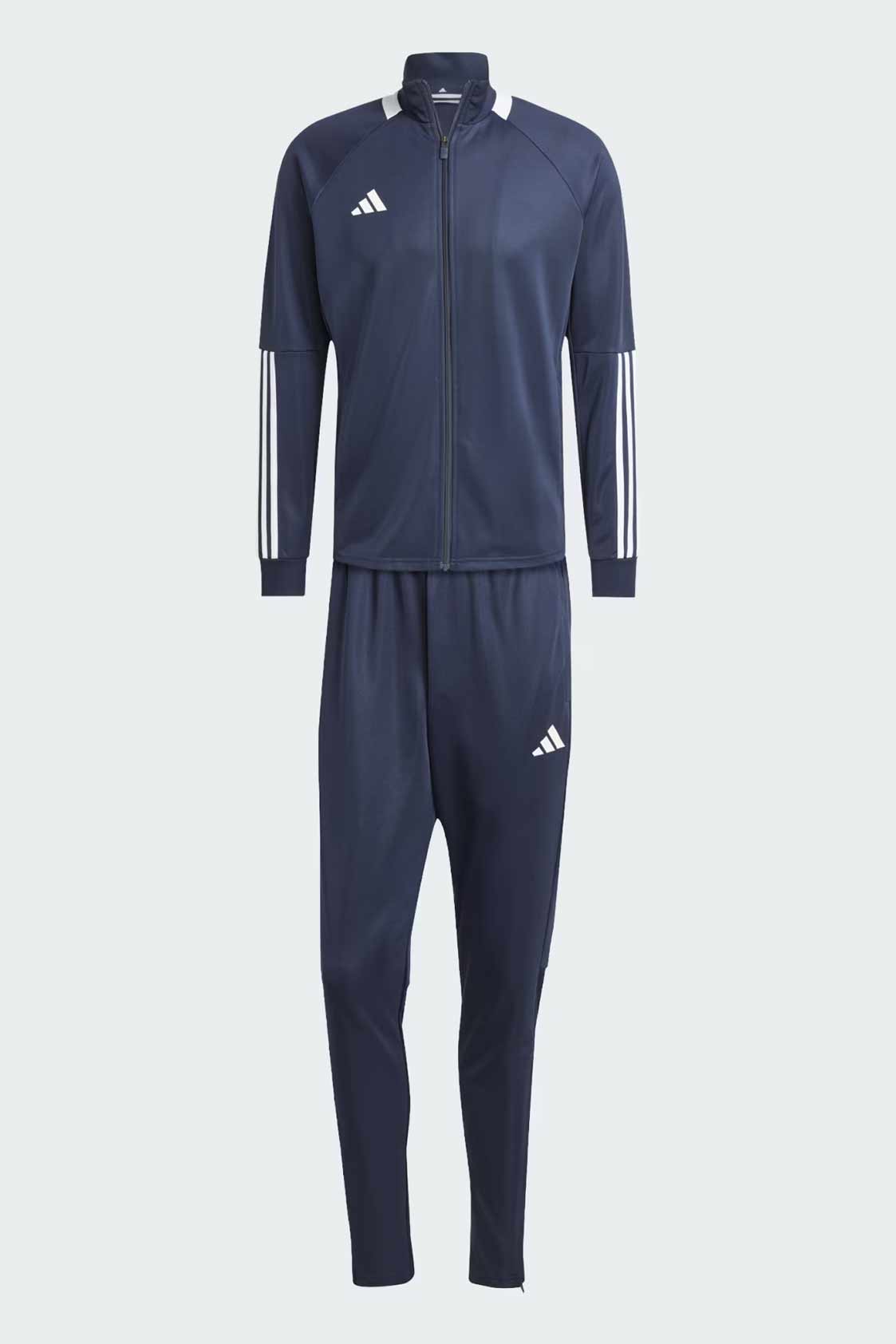 Conjunto Deportivo Adidas Sereno Aeroready Cut 3 Franjas (azul)