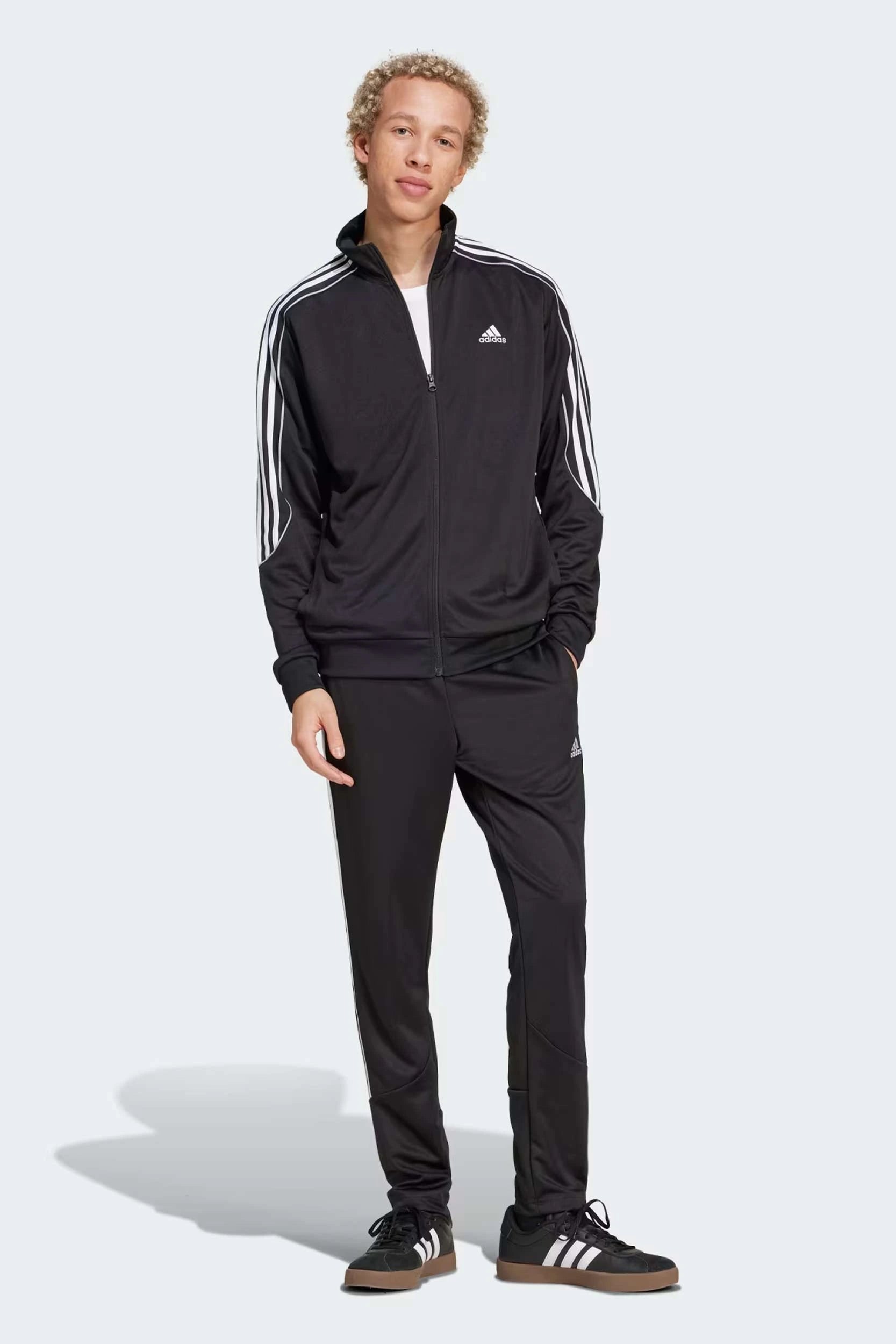 Conjunto Adidas Sportwear 3 Franjas Tejido De Punto Doble