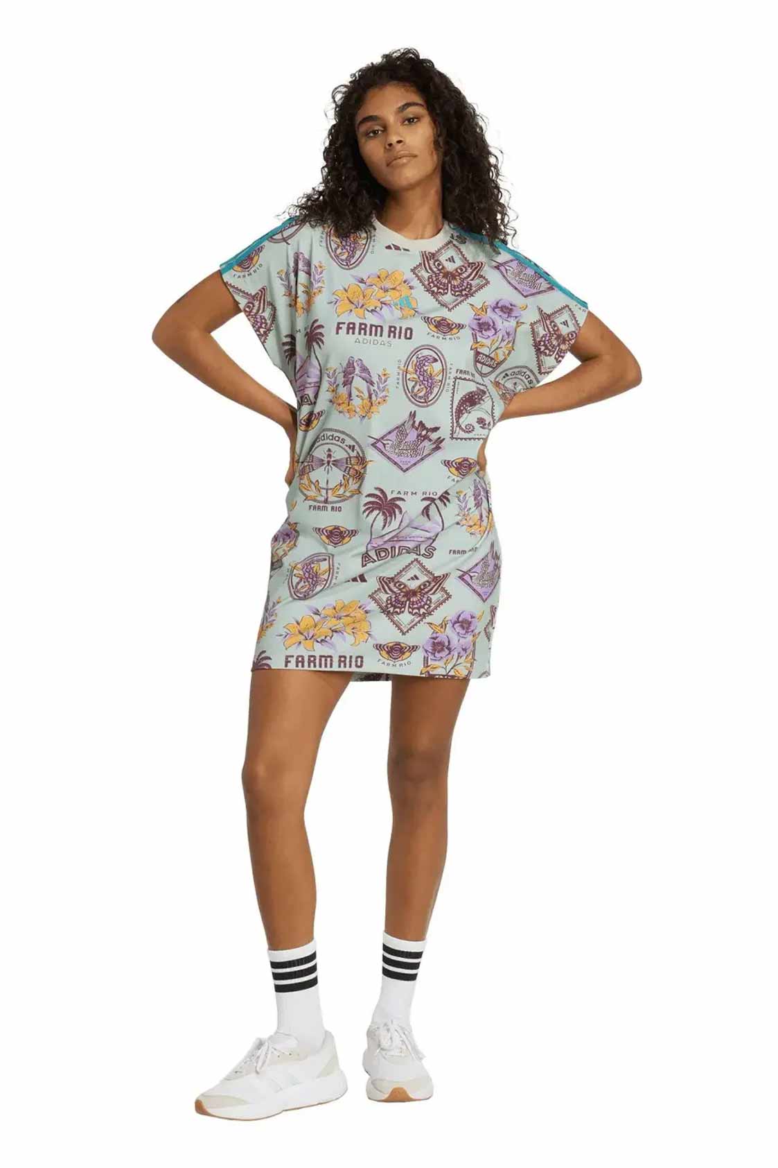 Vestido adidas X FARM Commercial