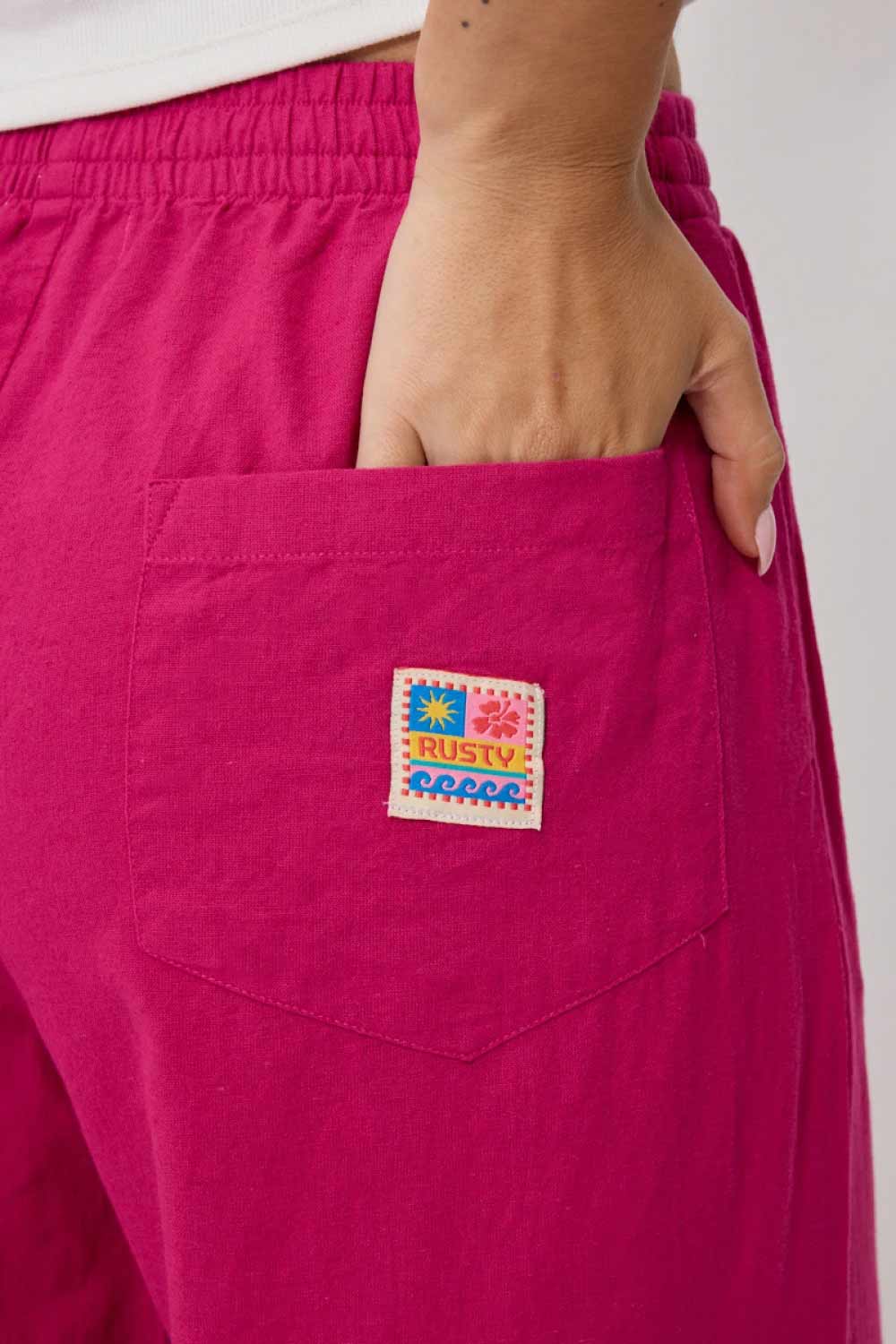 Pantalón Rusty Leora (Fucsia)