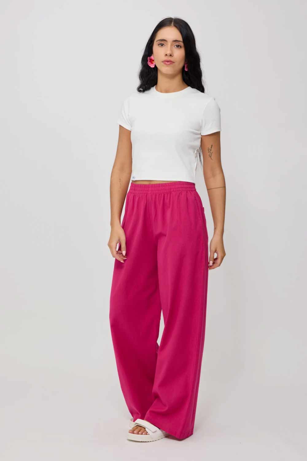 Pantalón Rusty Leora (Fucsia)
