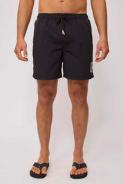 Short De Baño Lian Rusty - Negro