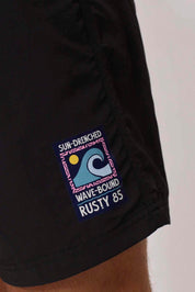 Short De Baño Lian Rusty - Negro