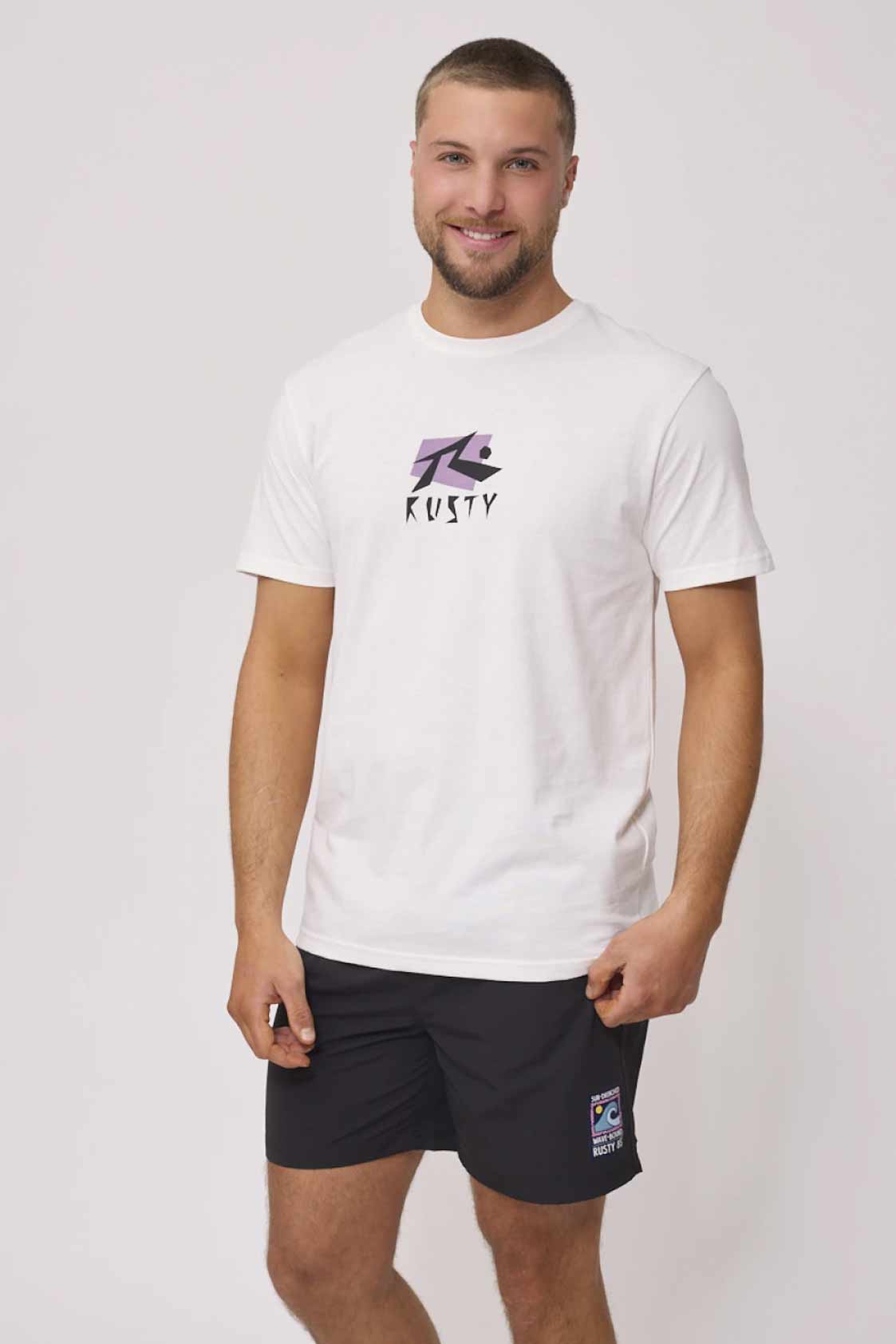 Short De Baño Lian Rusty - Negro