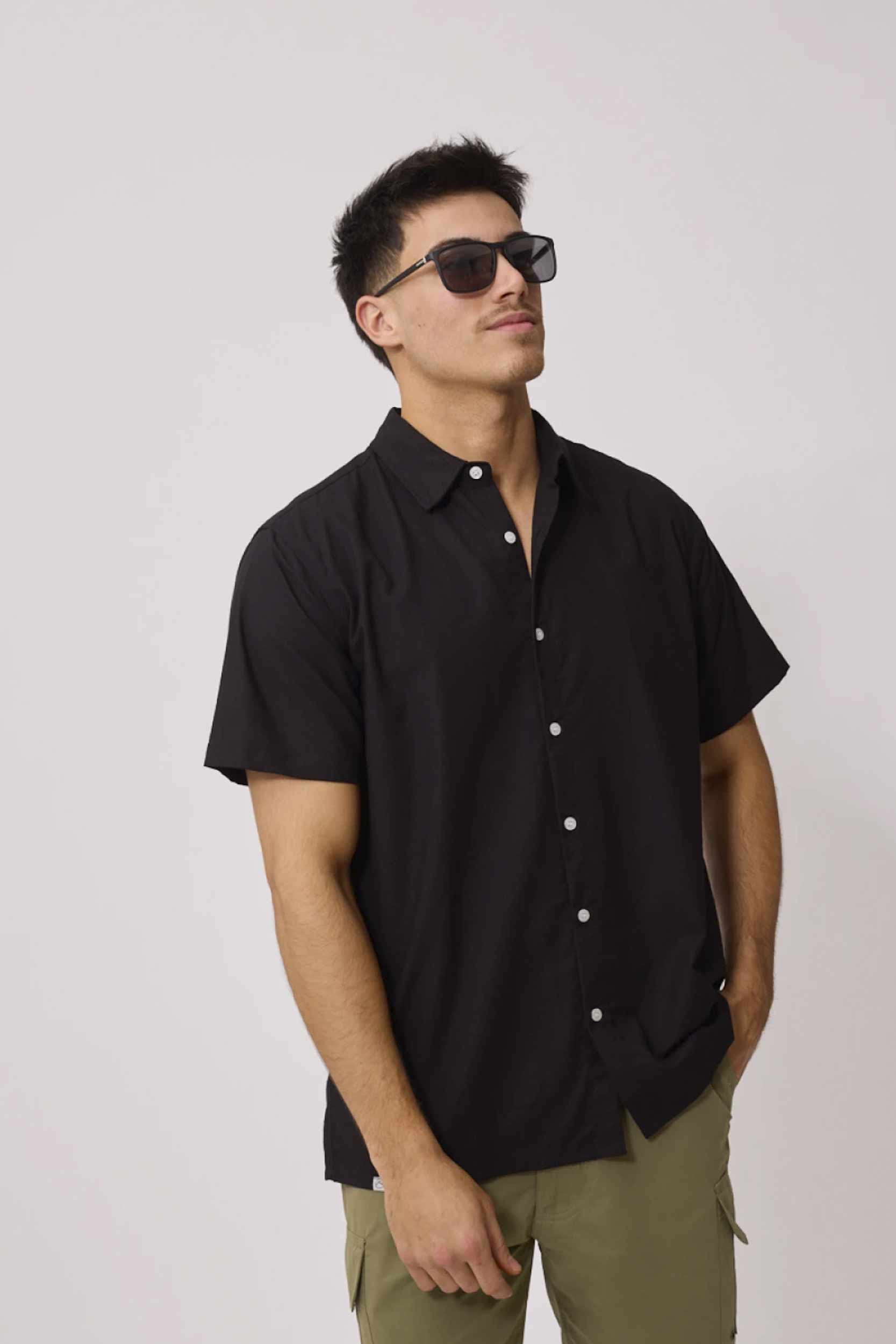Camisa Rusty Linaz - Negro