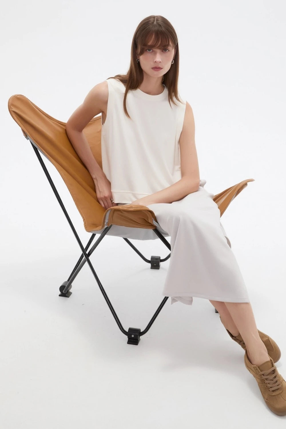 Musculosa Hiva - Indian Off White