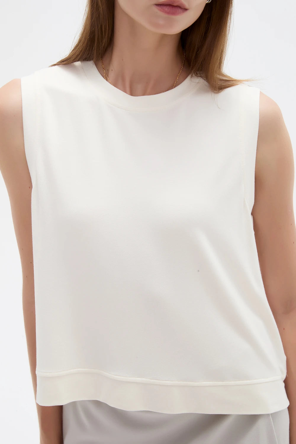 Musculosa Hiva - Indian Off White