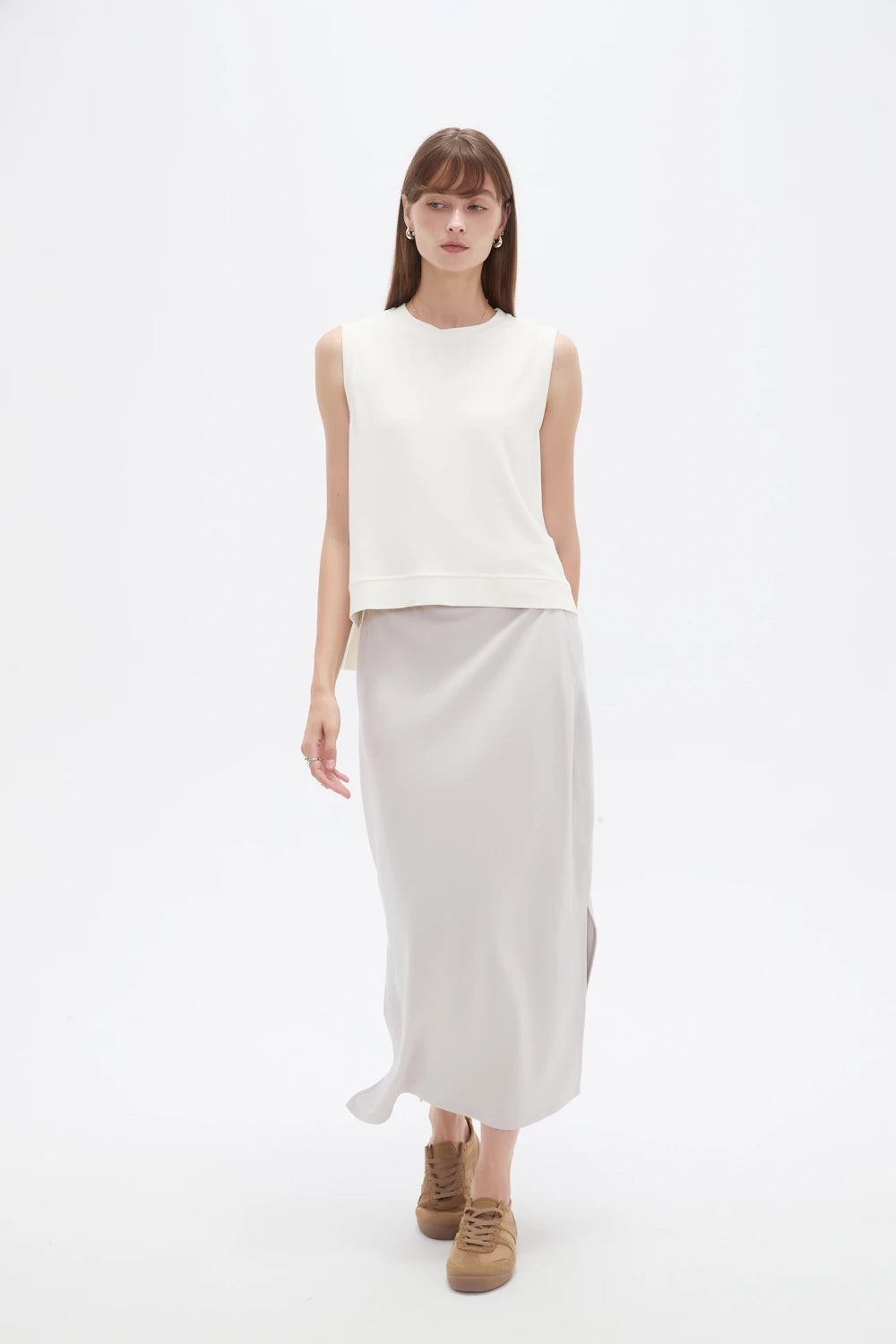 Musculosa Hiva - Indian Off White