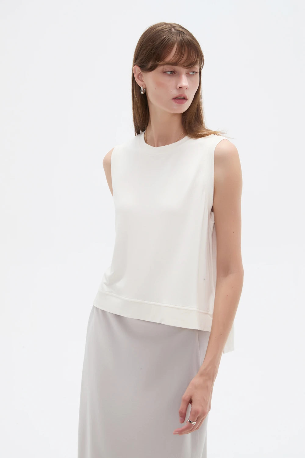 Musculosa Hiva - Indian Off White