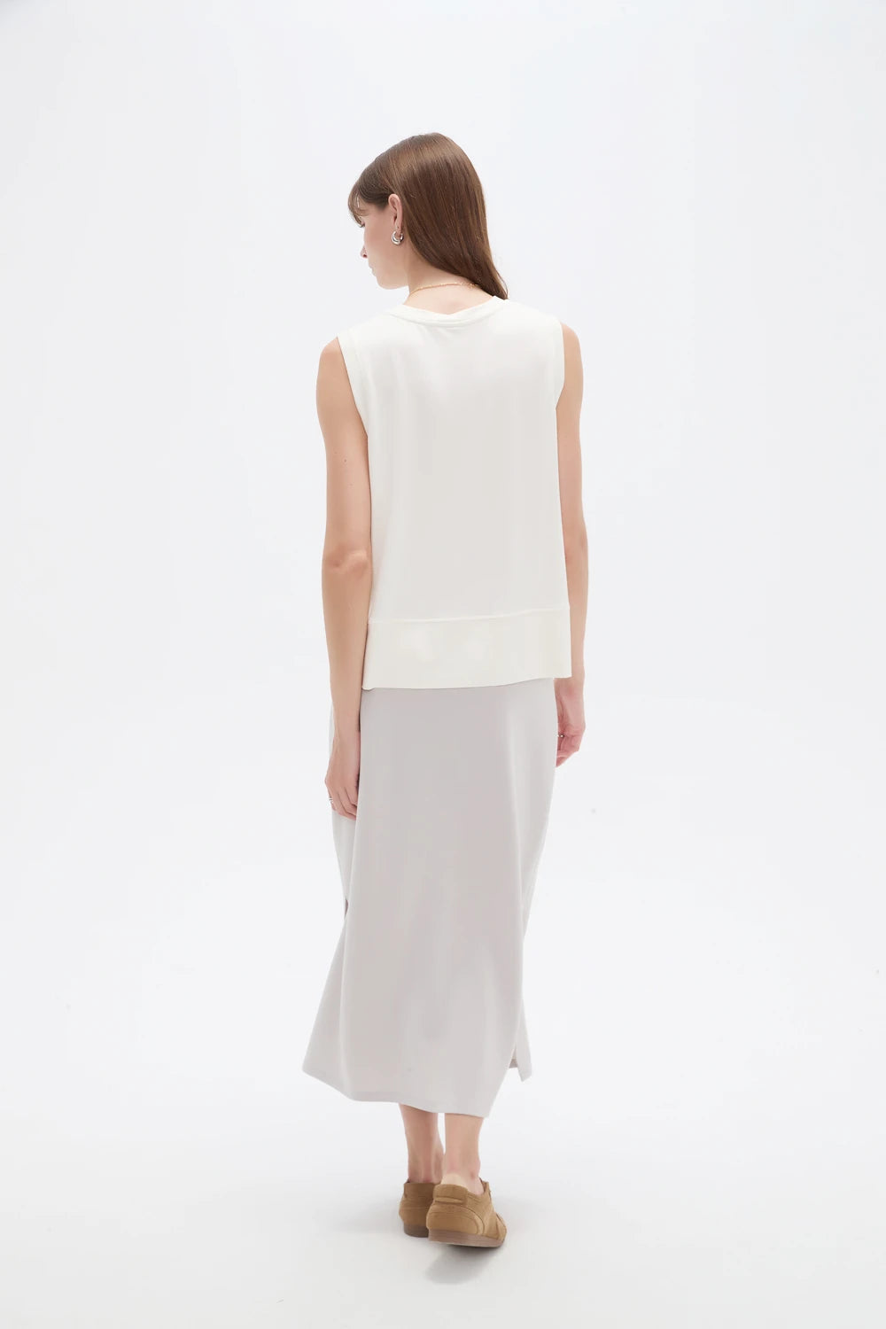 Musculosa Hiva - Indian Off White