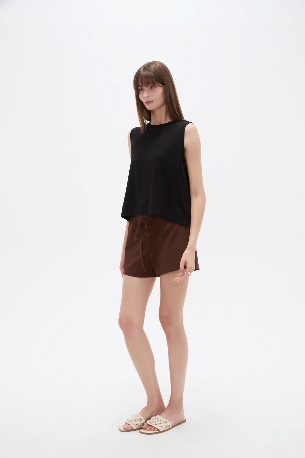 Musculosa Hiva Indian - Negro