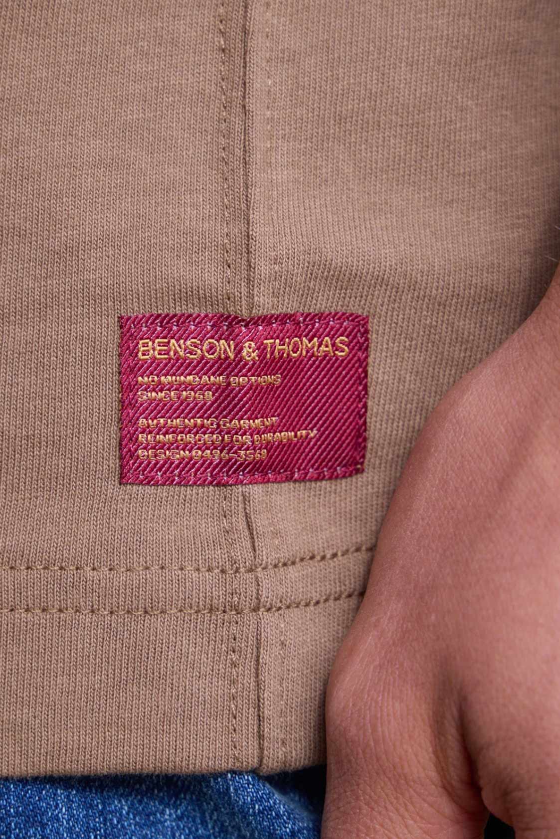Remera Benson & Thomas Octans (Camel)