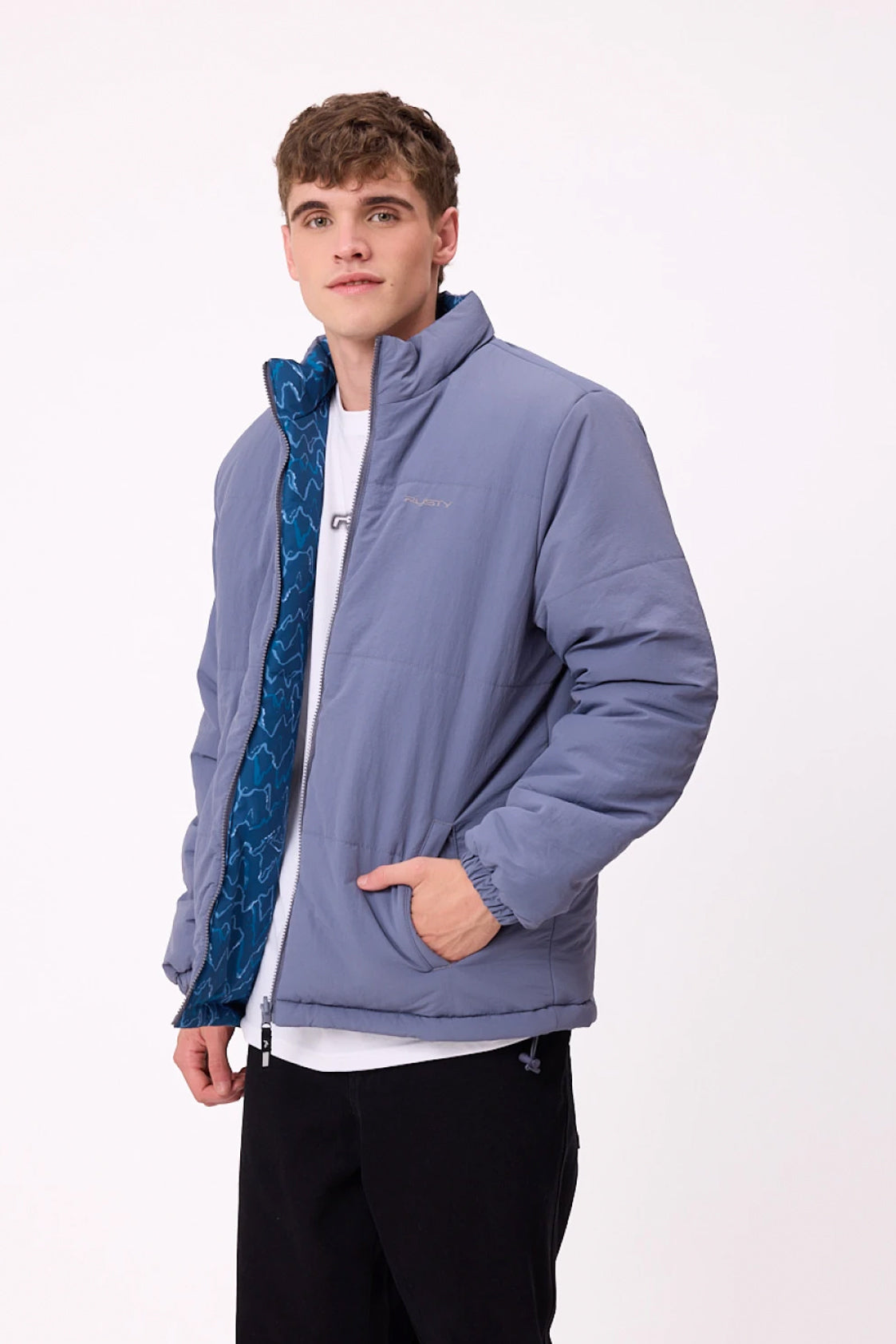 Campera Ordal Rusty - Gris Claro