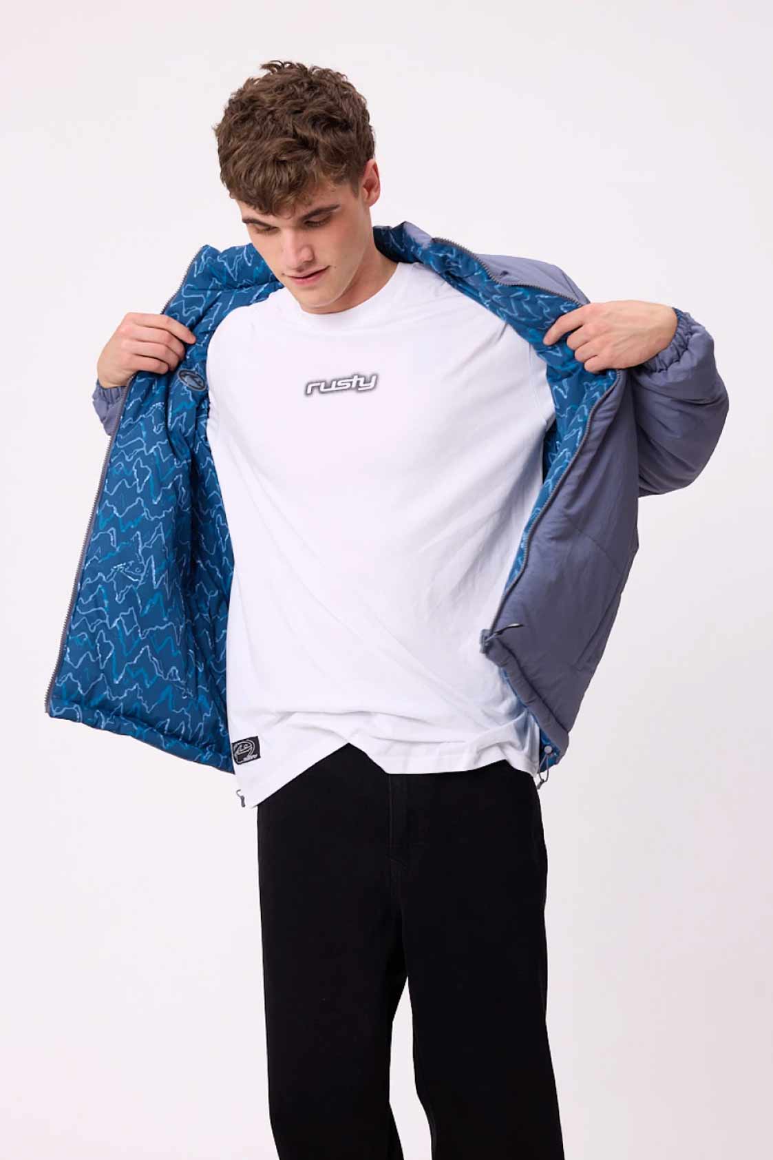 Campera Ordal Rusty - Gris Claro