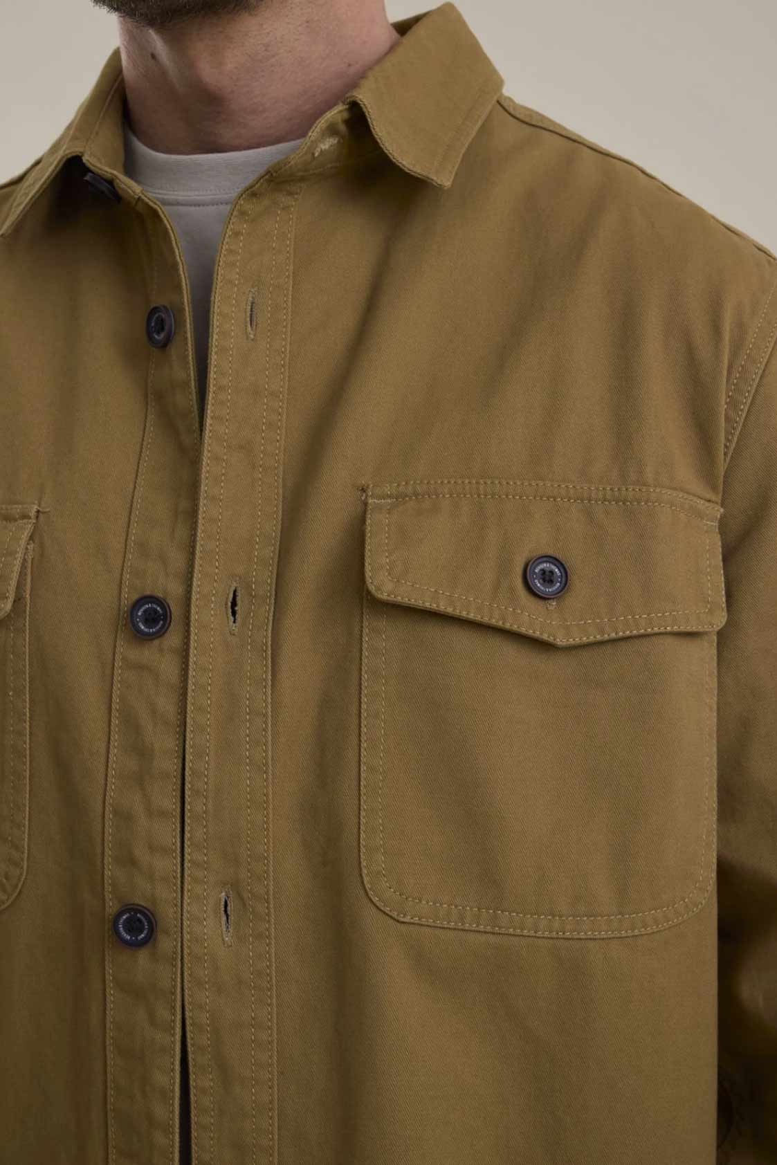 Overshirt Benson & Thomas Praga - Moss Green