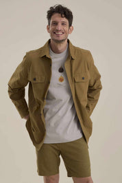Overshirt Benson & Thomas Praga - Moss Green