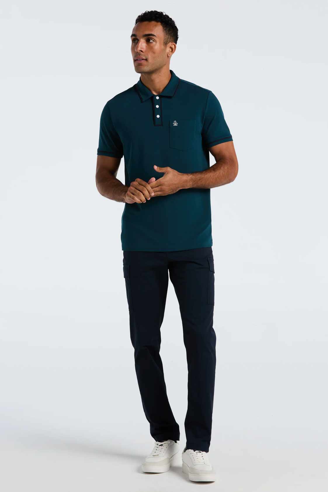 Remera Piqué Penguin Reflecting Pond