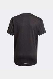 Remera Adidas Infantil - Logo Grande (Negro)