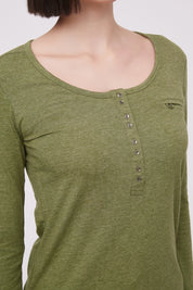 Remera Aman Indian - Oliva