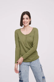 Remera Aman Indian - Oliva