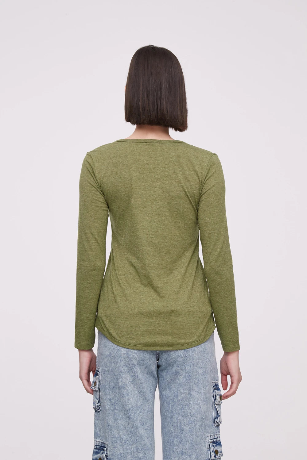 Remera Aman Indian - Oliva