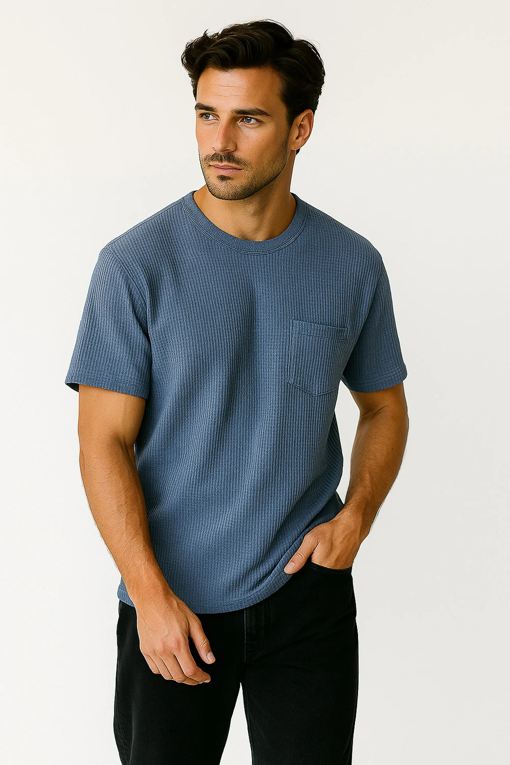 Remera Evereldo - Azul Piedra