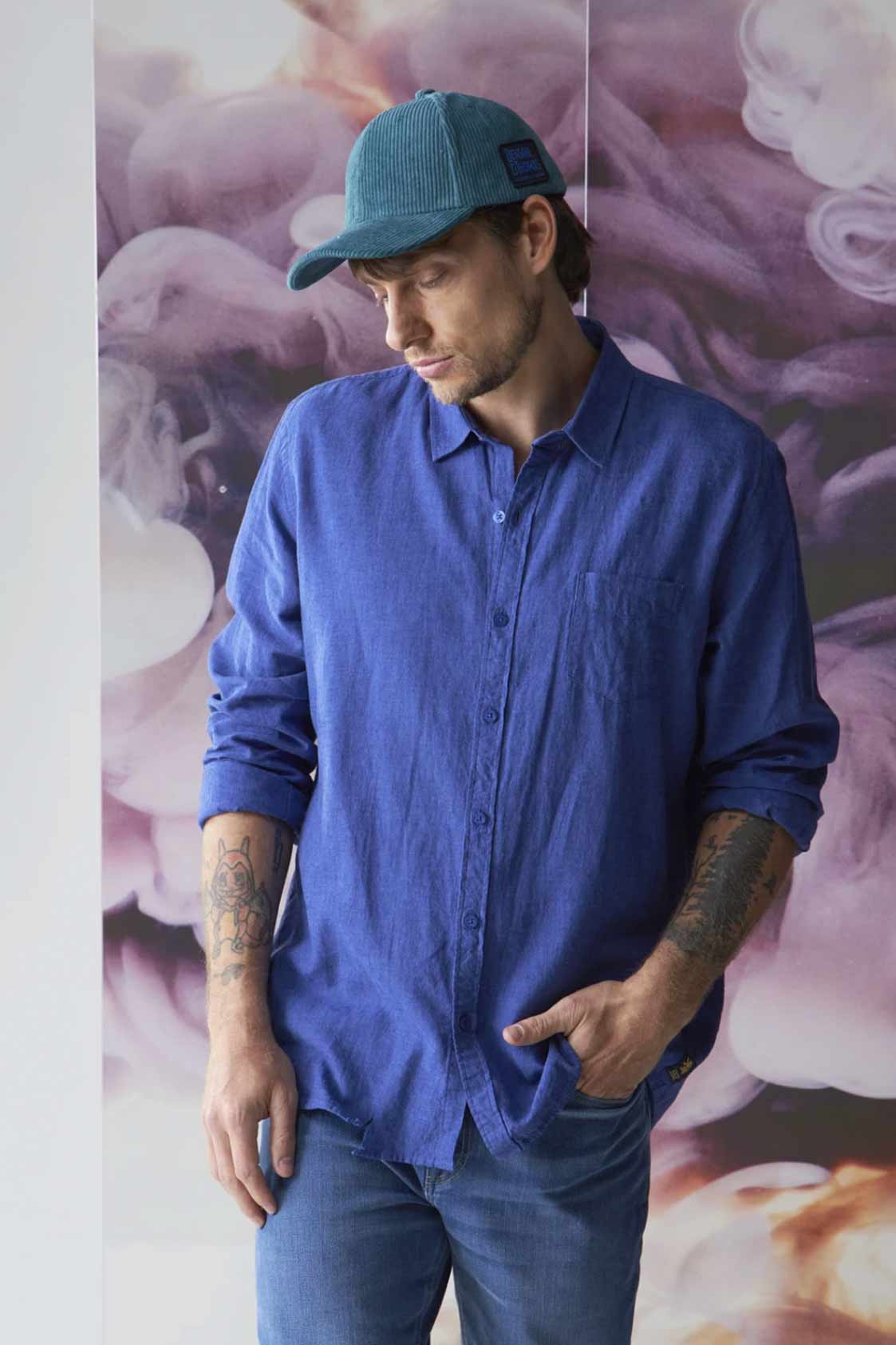 Camisa Benson & Thomas – Lino – Savannah 5.0 (Blue)