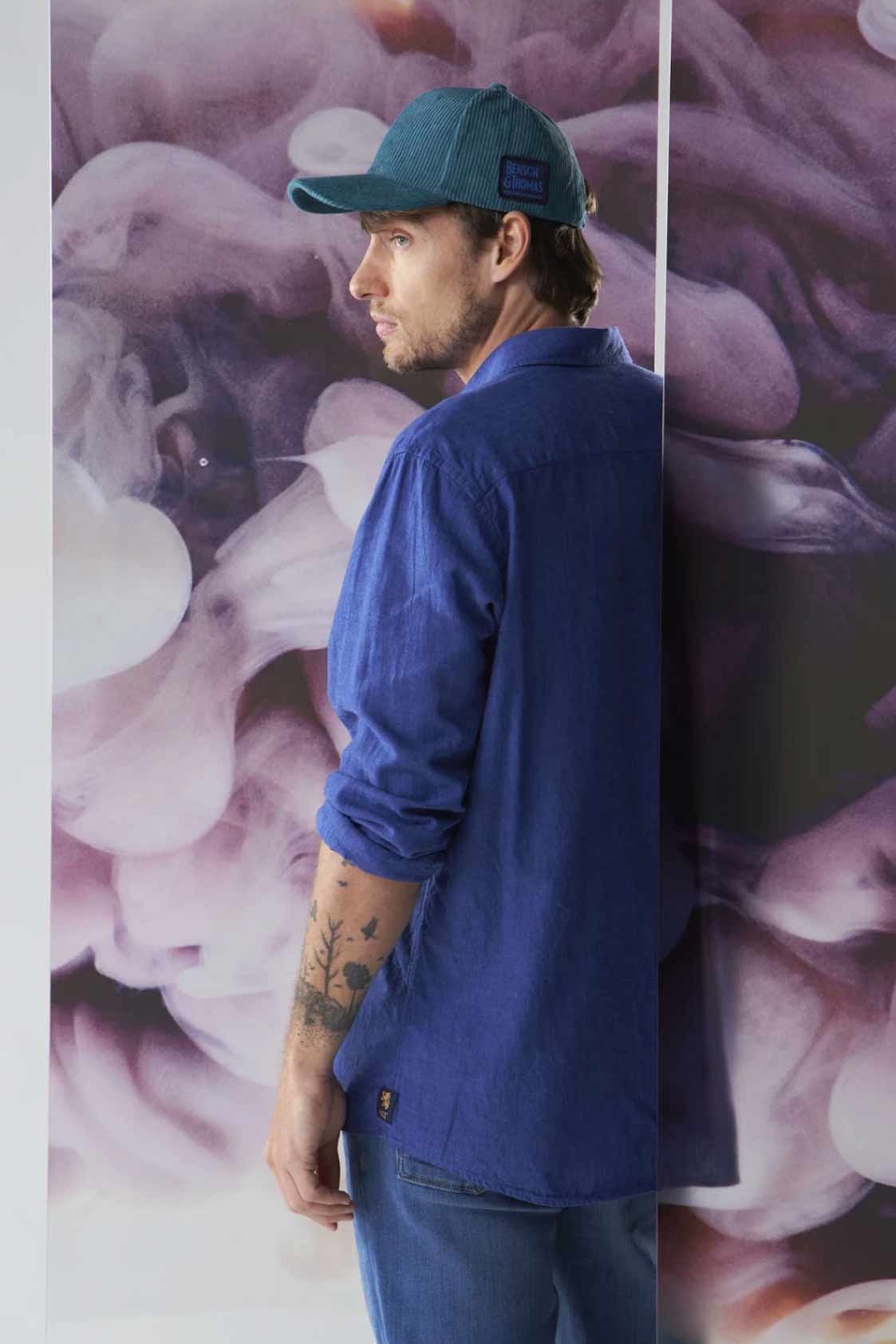 Camisa Benson & Thomas – Lino – Savannah 5.0 (Blue)