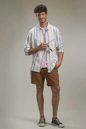 Camisa Benson & Thomas – Lino – Savannah 5.0 (Multicolor)