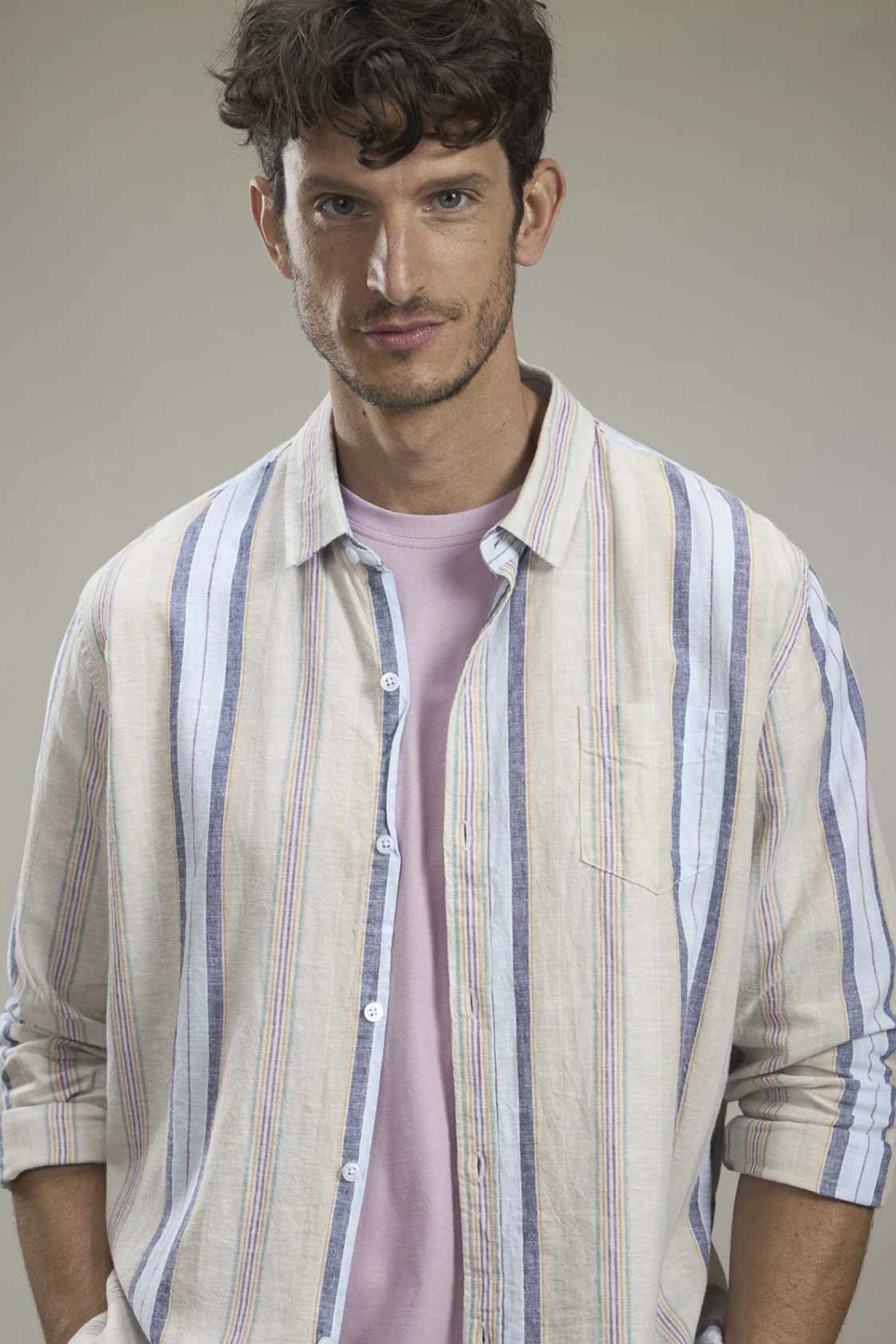 Camisa Benson & Thomas – Lino – Savannah 5.0 (Multicolor)