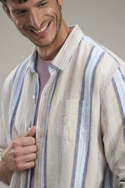 Camisa Benson & Thomas – Lino – Savannah 5.0 (Multicolor)