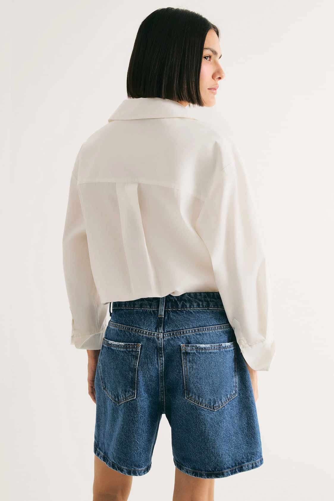 Shorts Jeans Hering Cintura Alta