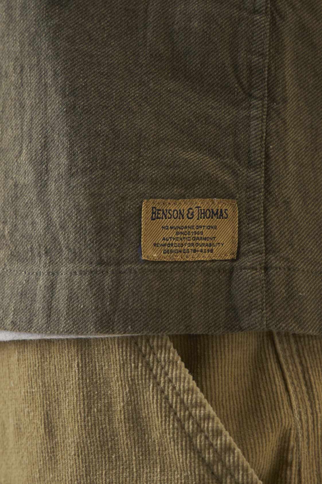Overshirt Benson & Thomas Sochi - Verde Militar