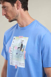 Remera Benson & Thomas Tape (Azul)