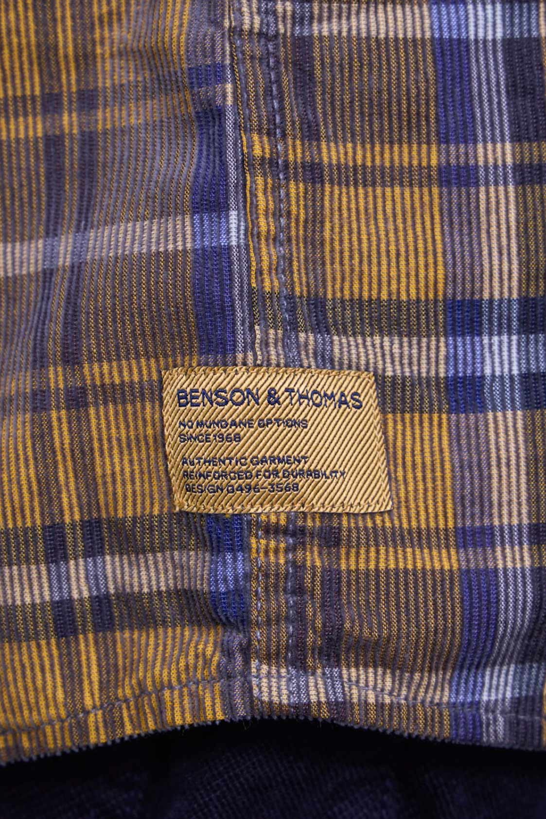 Camisa Benson & Thomas Tigris 4.0 - Amarillo/Azul