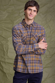 Camisa Benson & Thomas Tigris 4.0 - Amarillo/Azul