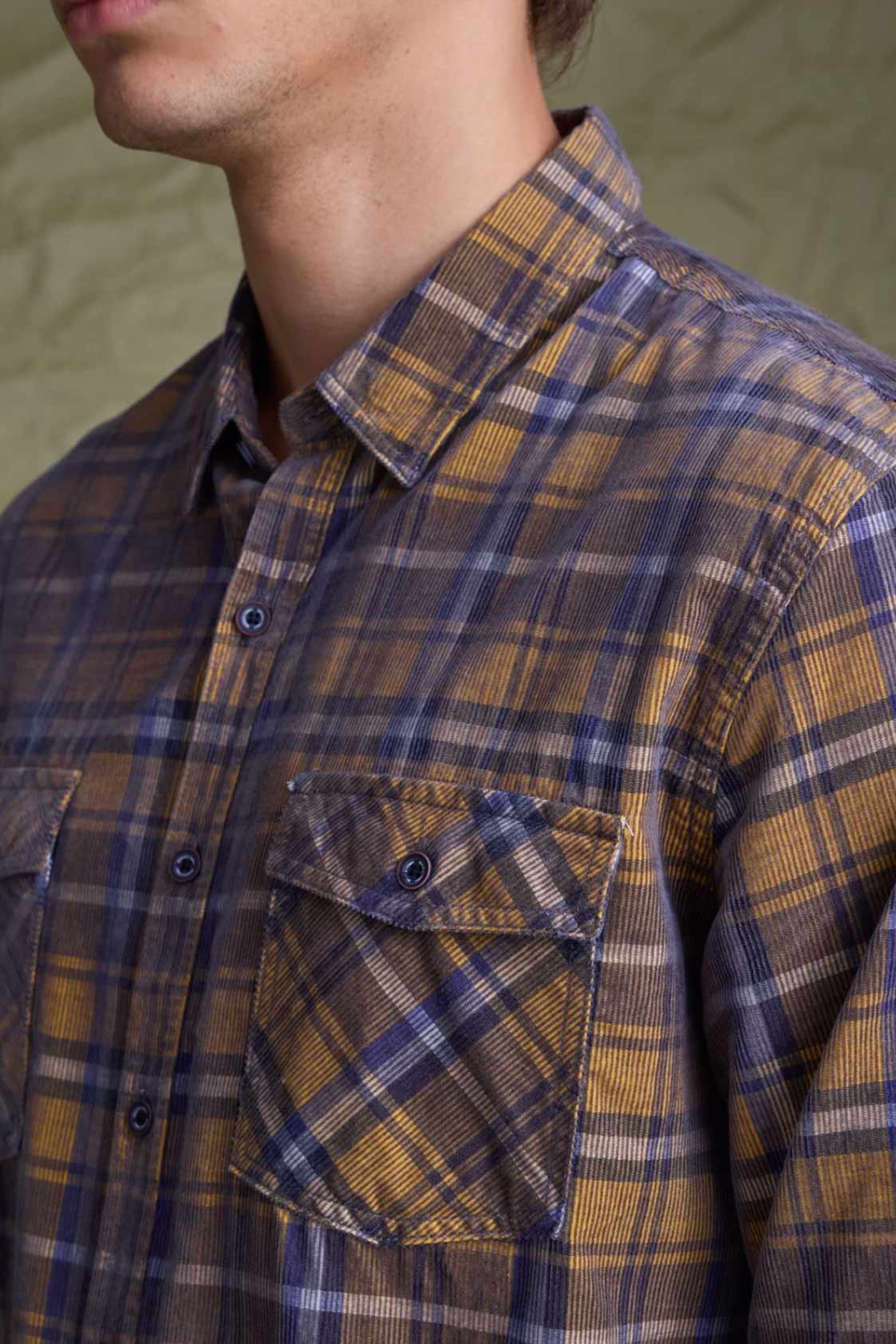 Camisa Benson & Thomas Tigris 4.0 - Amarillo/Azul