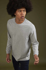 T-Shirt Benson & Thomas Topacio - Gris Melange