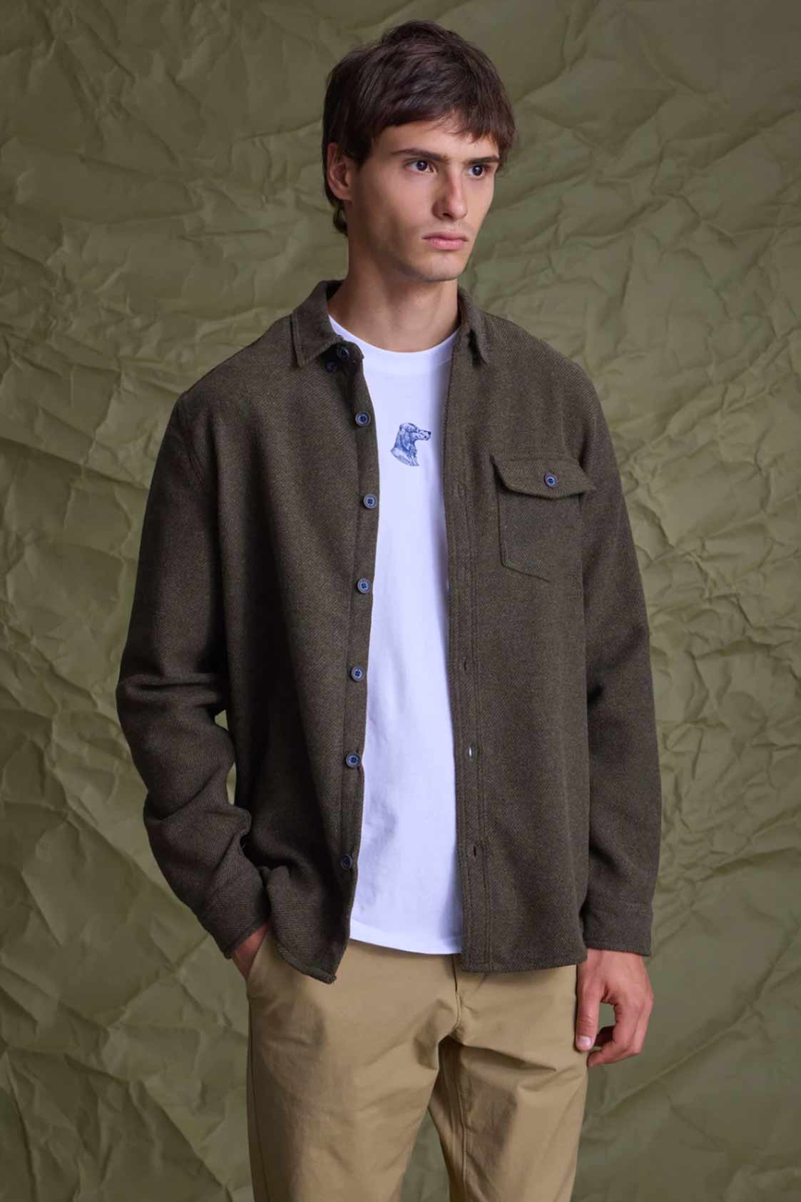 Outwear Benson & Thomas Turku - Verde/Marrón